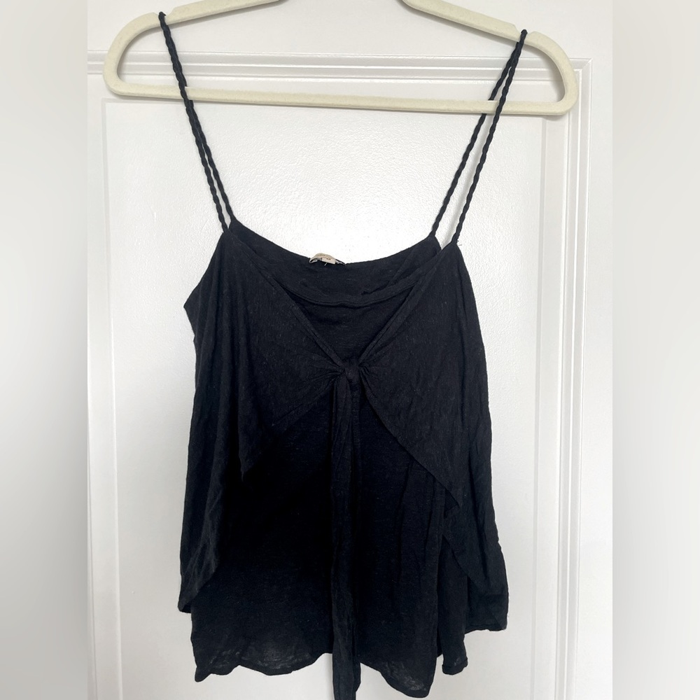 Ella moss black tank top